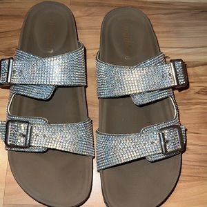 Rhinestone sandals